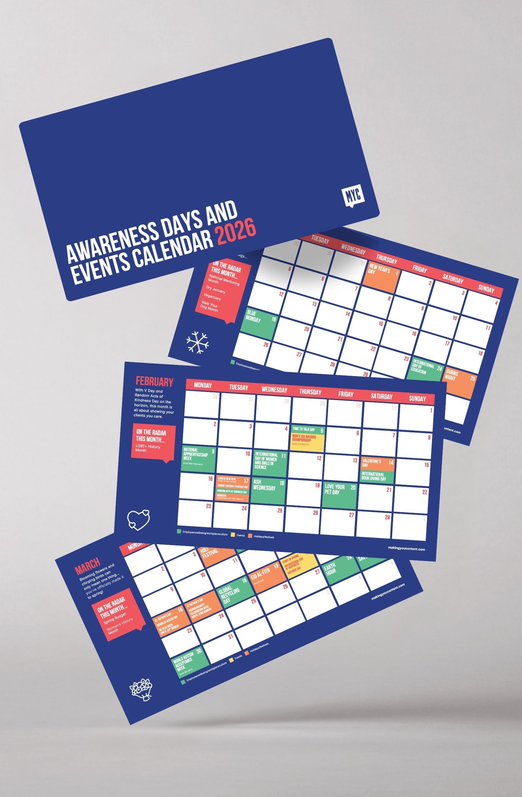 Social media calendar